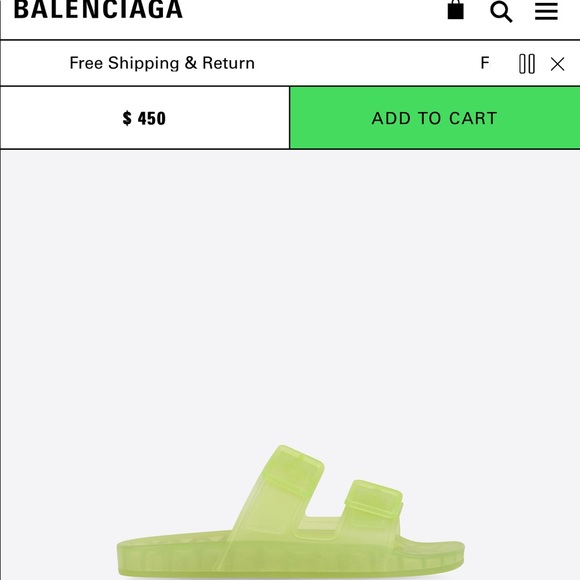 Balenciaga Women Mallorca Rubber Dual-Buckle Slide Sandals,size 8 - Picture 9 of 10